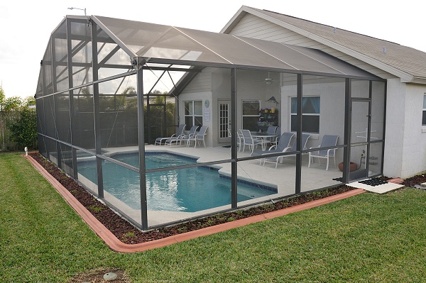 Screened-in Pool & Patio